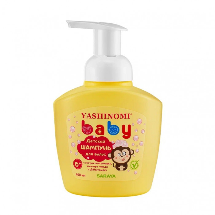 Детский шампунь для волос 400 мл Yashinomi baby