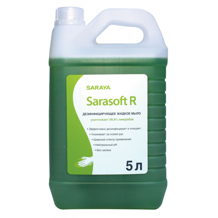 Дезинфицирующее жидкое мыло, 5 л Sarasoft R
