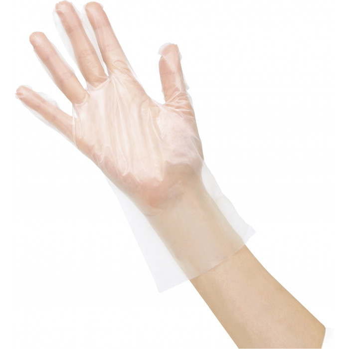 Виниловые перчатки, S, белый