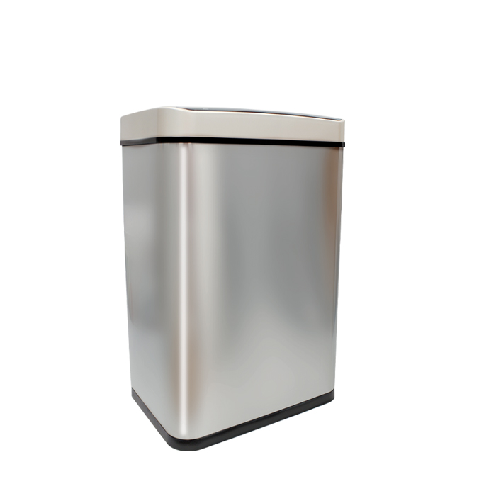 Сенсорная металлическая корзина для мусора, объем 30 л (серебристый цвет) SLD-18-30 L silver Сенсорные корзины