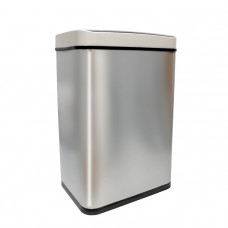 Сенсорная металлическая корзина для мусора, объем 48 л (серебристый цвет) SLD-18-48 L silver